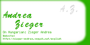 andrea zieger business card